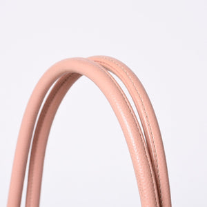 CHANEL Reproduction Tote Handbag A01804 No. 6 Coco Mark Caviar Skin Pink Good Condition Used 4a000393