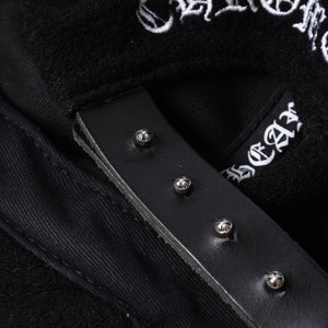 Very Good Condition CHROME HEARTS TRUCKER CAP Cemetery Cross Patch Trucker Cap ONE SIZE Wool Silver 925 Used 4a000541