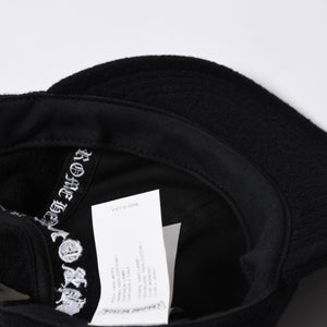 Very Good Condition CHROME HEARTS TRUCKER CAP Cemetery Cross Patch Trucker Cap ONE SIZE Wool Silver 925 Used 4a000541