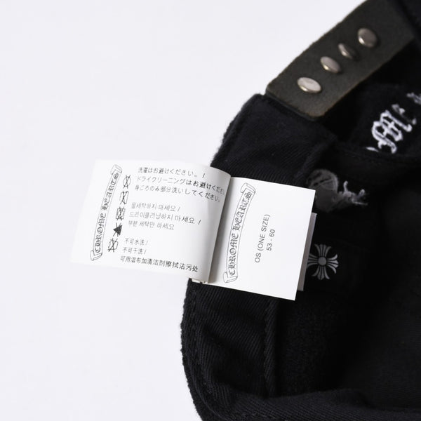 Very Good Condition CHROME HEARTS TRUCKER CAP Cemetery Cross Patch Trucker Cap ONE SIZE Wool Silver 925 Used 4a000541