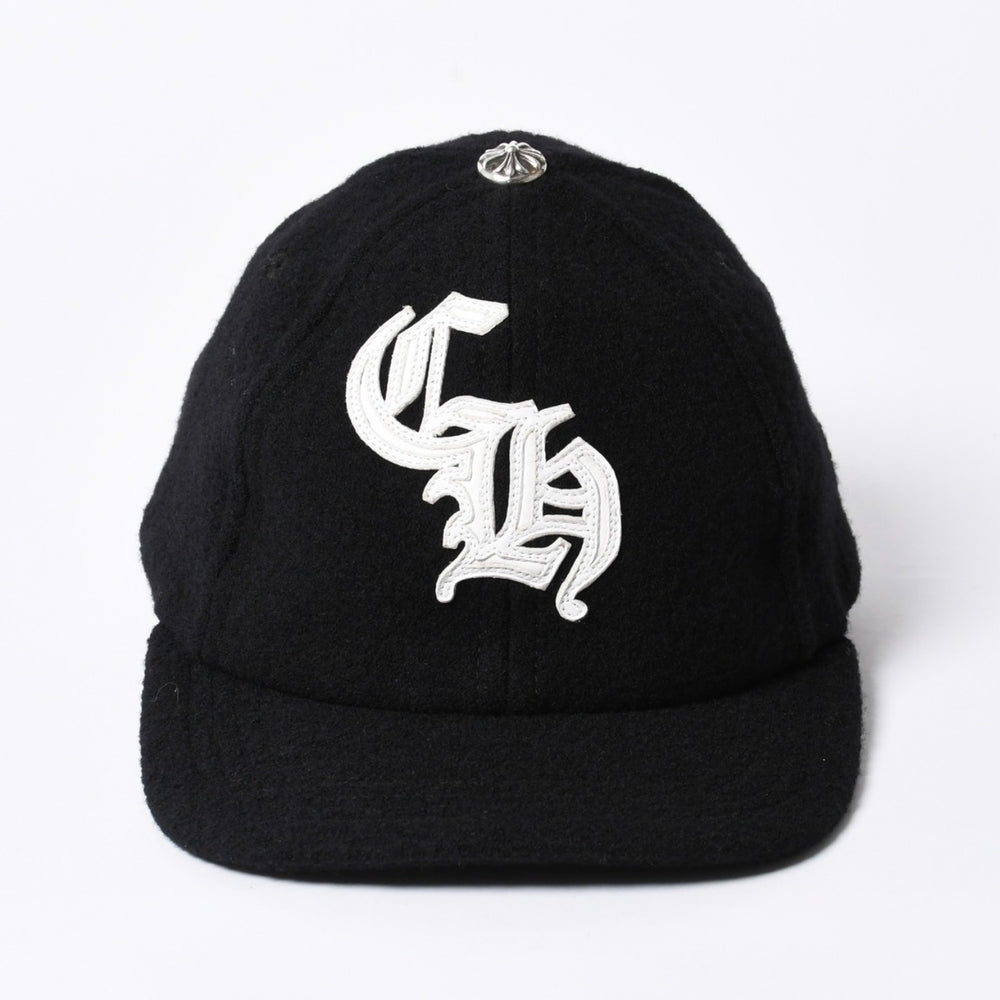 New and unused CHROME HEARTS TRUCKER CAP CH Patch Trucker Cap ONE SIZE Black Wool Silver 925 Used 4a000542