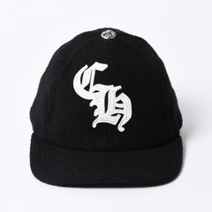 New and unused CHROME HEARTS TRUCKER CAP CH Patch Trucker Cap ONE SIZE Black Wool Silver 925 Used 4a000542