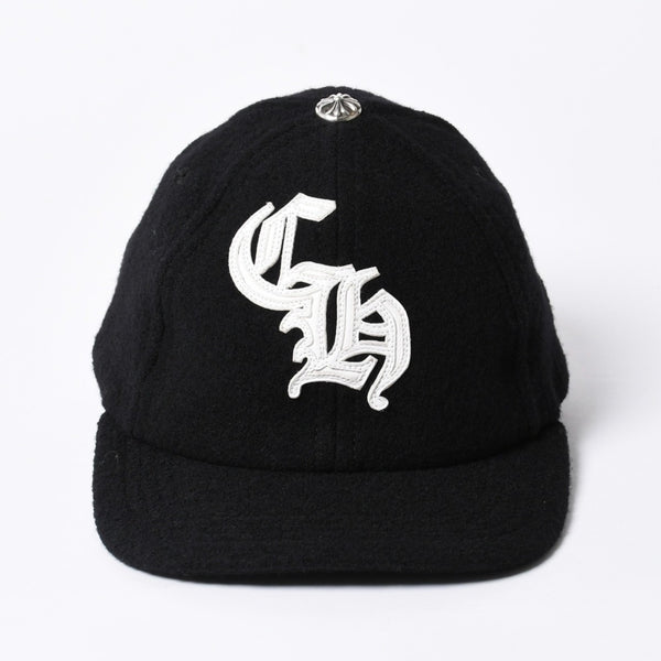 New and unused CHROME HEARTS TRUCKER CAP CH Patch Trucker Cap ONE SIZE Black Wool Silver 925 Used 4a000542