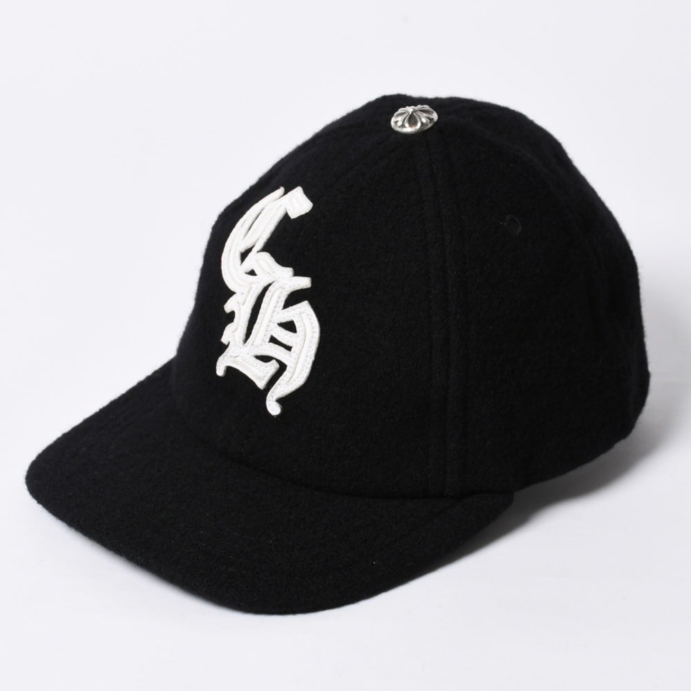New and unused CHROME HEARTS TRUCKER CAP CH Patch Trucker Cap ONE SIZE Black Wool Silver 925 Used 4a000542