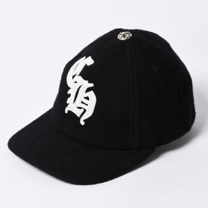 New and unused CHROME HEARTS TRUCKER CAP CH Patch Trucker Cap ONE SIZE Black Wool Silver 925 Used 4a000542
