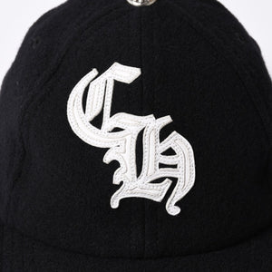 New and unused CHROME HEARTS TRUCKER CAP CH Patch Trucker Cap ONE SIZE Black Wool Silver 925 Used 4a000542