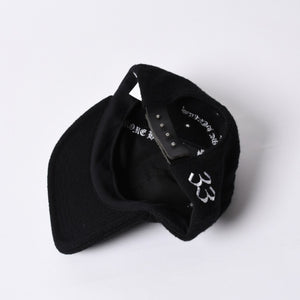 New and unused CHROME HEARTS TRUCKER CAP CH Patch Trucker Cap ONE SIZE Black Wool Silver 925 Used 4a000542