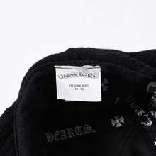 画像をギャラリービューアに読み込む, 新品未使用 CHROME HEARTS クロムハーツ TRUCKER CAP CHパッチ トラッカーキャップ ONE SIZE ブラック ウール シルバー925 中古 4a000542
