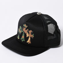 画像をギャラリービューアに読み込む, 新品未使用 CHROME HEARTS クロムハーツ King Taco Trucker Hat キングタコ トラッカーキャップ ONE SIZE セメタリークロス 中古 4a000532