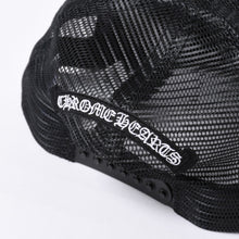 画像をギャラリービューアに読み込む, 新品未使用 CHROME HEARTS クロムハーツ King Taco Trucker Hat キングタコ トラッカーキャップ ONE SIZE セメタリークロス 中古 4a000532