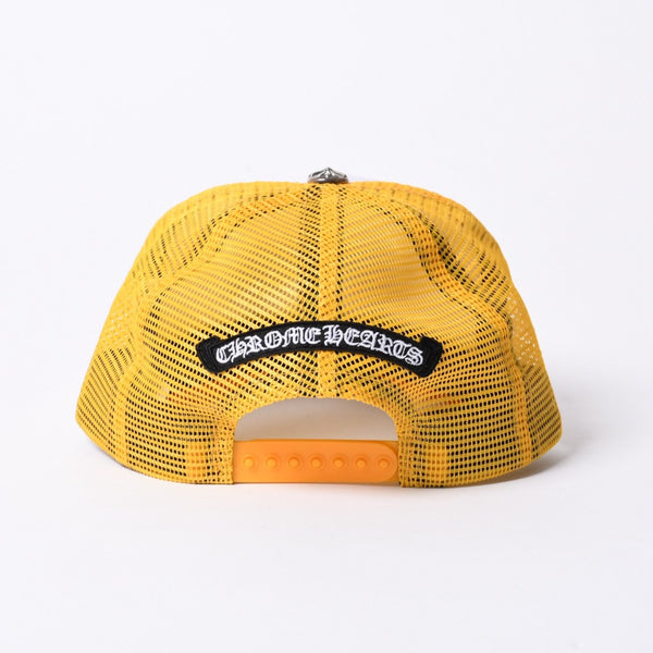 New and unused CHROME HEARTS King Taco Trucker Hat King Taco Trucker Cap ONE SIZE Cemetery Cross Used 4a000531