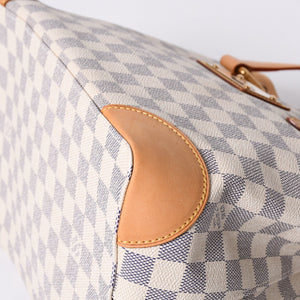 極美品 LOUIS VUITTON ルイヴィトン ハンドバッグ N51207 ハムステッドPM ホワイト ダミエアズール中古 4a000394