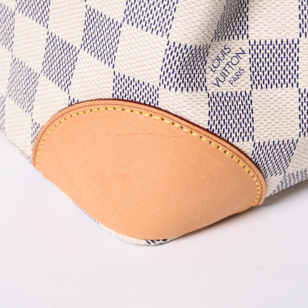 極美品 LOUIS VUITTON ルイヴィトン ハンドバッグ N51207 ハムステッドPM ホワイト ダミエアズール中古 4a000394