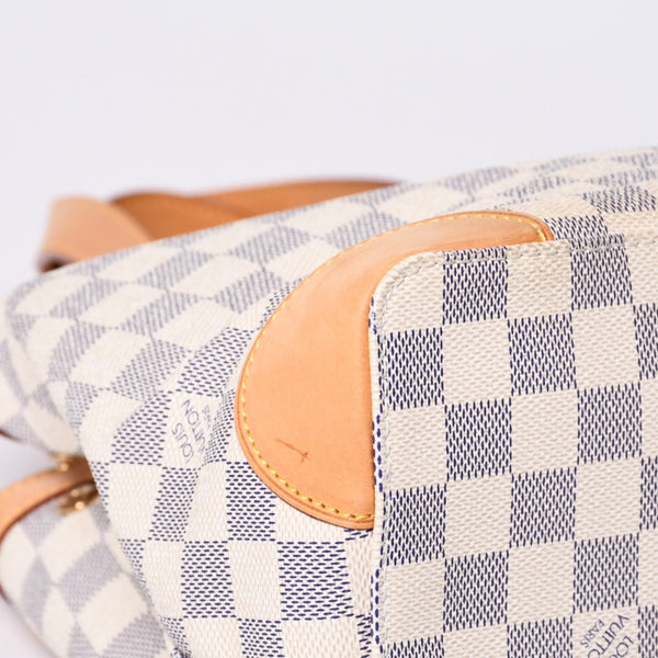 極美品 LOUIS VUITTON ルイヴィトン ハンドバッグ N51207 ハムステッドPM ホワイト ダミエアズール中古 4a000394