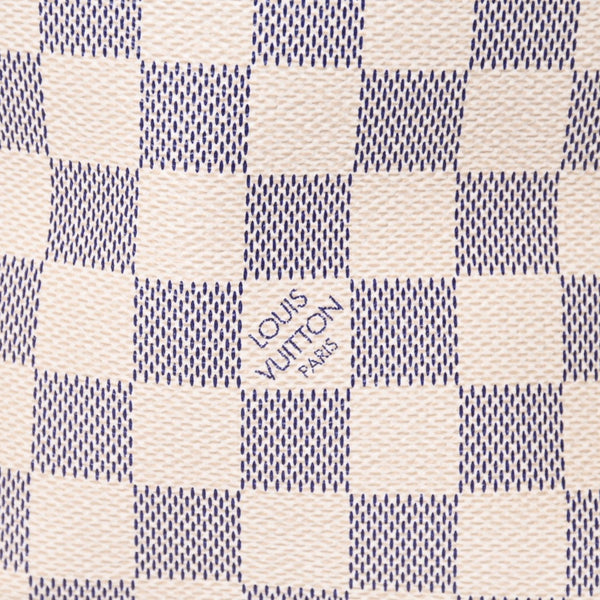極美品 LOUIS VUITTON ルイヴィトン ハンドバッグ N51207 ハムステッドPM ホワイト ダミエアズール中古 4a000394