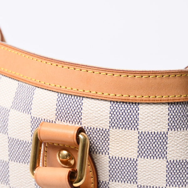 極美品 LOUIS VUITTON ルイヴィトン ハンドバッグ N51207 ハムステッドPM ホワイト ダミエアズール中古 4a000394