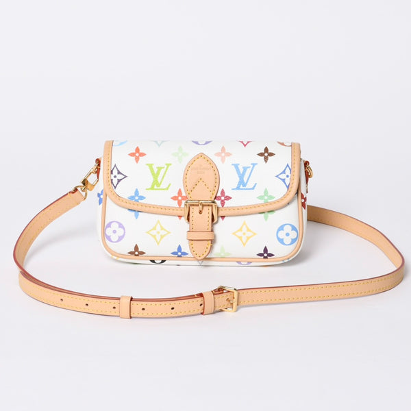 Very good condition LOUIS VUITTON Monogram Multicolor Bron Nano Diane Shoulder Bag TM M14194 Used 4a000402