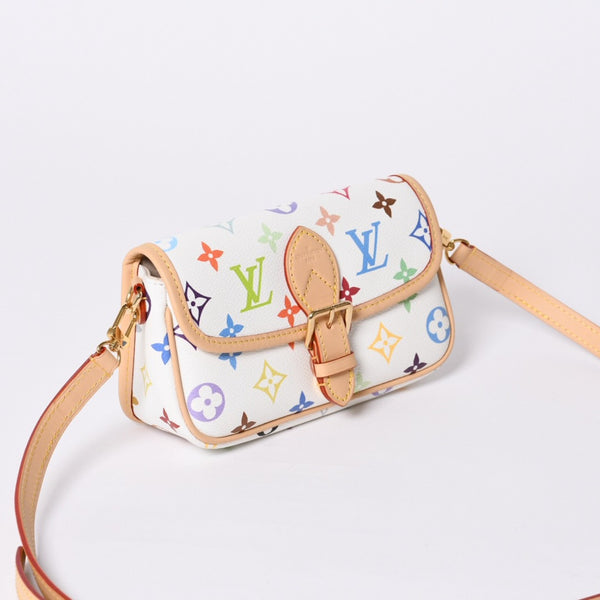 Very good condition LOUIS VUITTON Monogram Multicolor Bron Nano Diane Shoulder Bag TM M14194 Used 4a000402