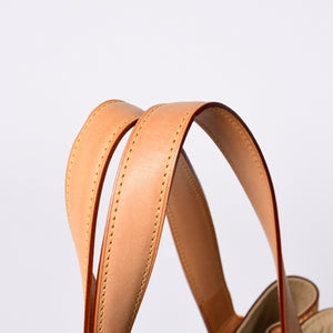 極美品 LOUIS VUITTON ルイヴィトン ハンドバッグ N51207 ハムステッドPM ホワイト ダミエアズール中古 4a000394