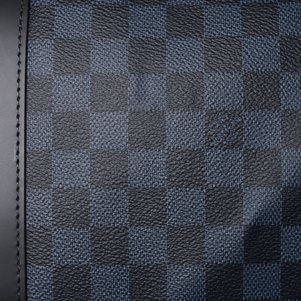 Very good condition LOUIS VUITTON Keepall Bandouliere 55 Boston bag N41356 Damier Graphite Cobalt Black Used 4a000377