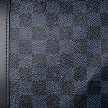 画像をギャラリービューアに読み込む, 極美品 LOUIS VUITTON ルイヴィトン キーポル バンドリエール55 ボストンバッグ N41356 ダミエグラフィット コバルト ブラック 中古 4a000377