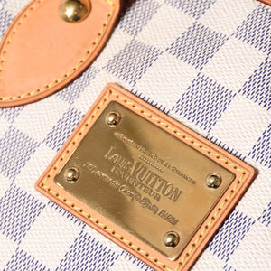 極美品 LOUIS VUITTON ルイヴィトン ハンドバッグ N51207 ハムステッドPM ホワイト ダミエアズール中古 4a000394