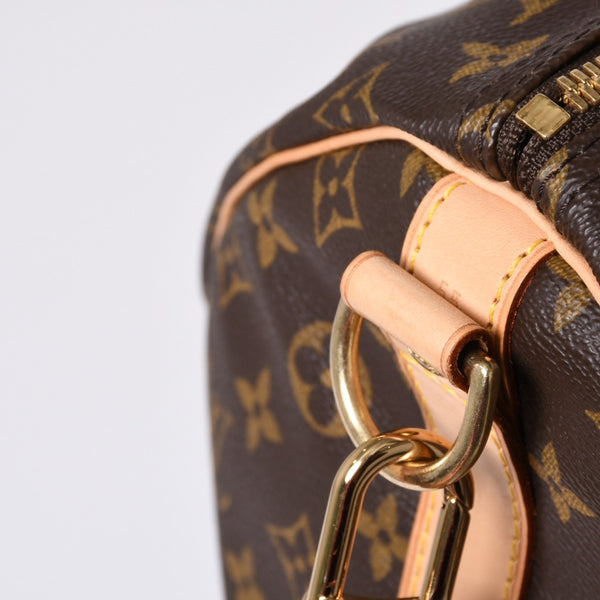 新品同様 LOUIS VUITTON ルイヴィトン キーポル55 ボストンバッグ M41424 モノグラム PVCコーティングキャンバス ヌメ革 ブラウン 中古 4a000241