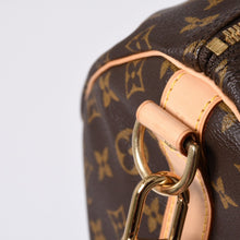 Load image into Gallery viewer, 新品同様 LOUIS VUITTON ルイヴィトン キーポル55 ボストンバッグ M41424 モノグラム PVCコーティングキャンバス ヌメ革 ブラウン 中古 4a000241