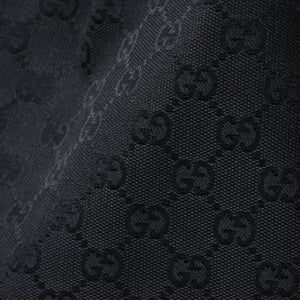 GUCCI グッチ バンブー ワンショルダー ハンド バッグ 124298 レザー GGキャンバス ブラック ブラウン 美品 中古 4a000183