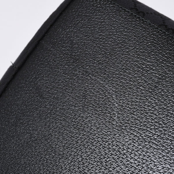 GUCCI グッチ ハンドバッグ 214397 シェリーライン GGキャンバス シルバー金具 ブラック 美品 中古 4a000217
