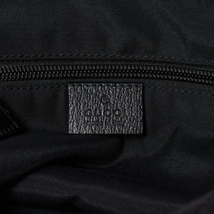 GUCCI グッチ ハンドバッグ 214397 シェリーライン GGキャンバス シルバー金具 ブラック 美品 中古 4a000217