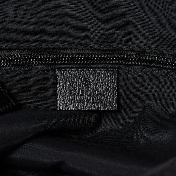 GUCCI グッチ ハンドバッグ 214397 シェリーライン GGキャンバス シルバー金具 ブラック 美品 中古 4a000217