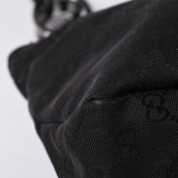 GUCCI グッチ Hand bag ハンドバッグ GG Canvas GG キャンバス 131329 ブラック イタリア製 美品 中古 4a000388