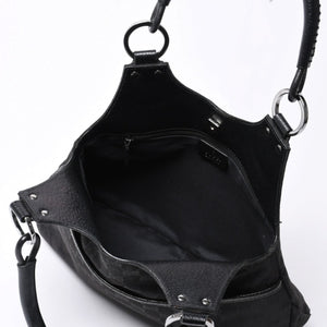 GUCCI グッチ Hand bag ハンドバッグ GG Canvas GG キャンバス 131329 ブラック イタリア製 美品 中古 4a000388