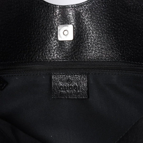 GUCCI グッチ Hand bag ハンドバッグ GG Canvas GG キャンバス 131329 ブラック イタリア製 美品 中古 4a000388