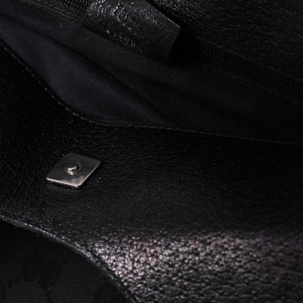 GUCCI グッチ Hand bag ハンドバッグ GG Canvas GG キャンバス 131329 ブラック イタリア製 美品 中古 4a000388
