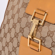 画像をギャラリービューアに読み込む, GUCCI グッチ ホーボー ワンショルダー ハンドバッグ 001 4129 001013 GGキャンバス レザー ベージュ ゴールド金具 美品 中古 4a000188