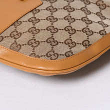 画像をギャラリービューアに読み込む, GUCCI グッチ ホーボー ワンショルダー ハンドバッグ 001 4129 001013 GGキャンバス レザー ベージュ ゴールド金具 美品 中古 4a000188