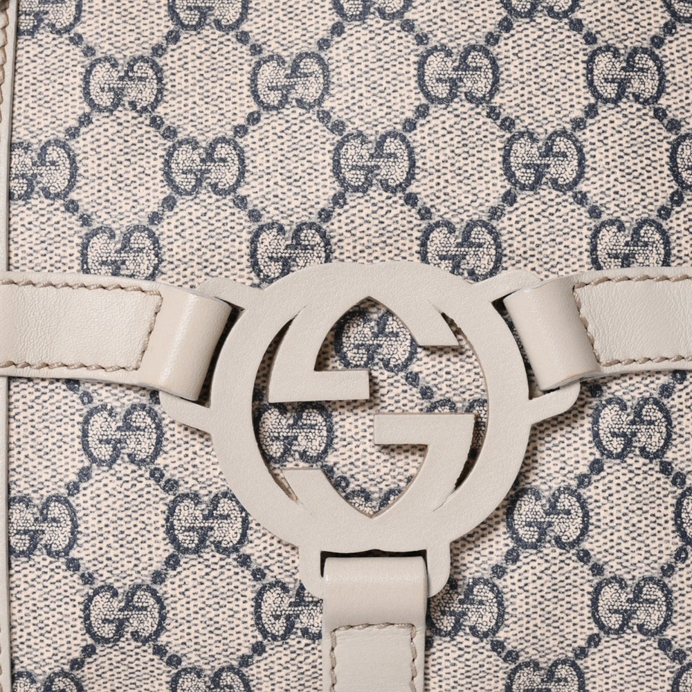 極美品 GUCCI グッチ ワンショルダー ハンドバッグ 257293 001013 GGスプリーム レザー ベージュ 中古 4a000211
