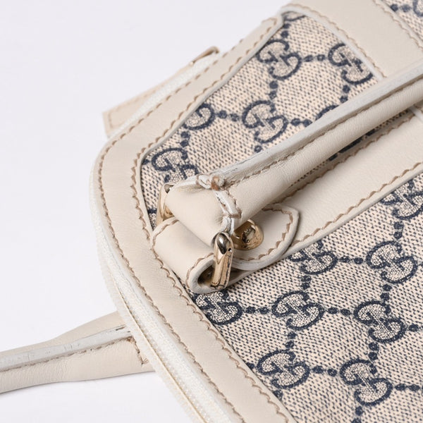 Very Good Condition GUCCI Gucci One Shoulder Handbag 257293 001013 GG Supreme Leather Beige Used 4a000211