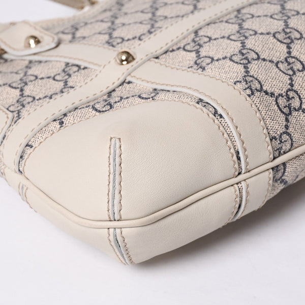 Very Good Condition GUCCI Gucci One Shoulder Handbag 257293 001013 GG Supreme Leather Beige Used 4a000211