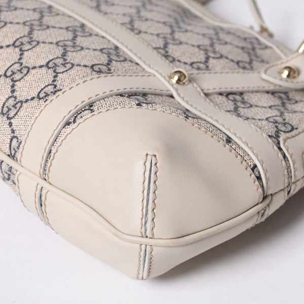 Very Good Condition GUCCI Gucci One Shoulder Handbag 257293 001013 GG Supreme Leather Beige Used 4a000211