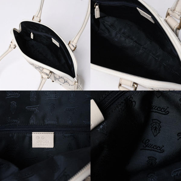 Very Good Condition GUCCI Gucci One Shoulder Handbag 257293 001013 GG Supreme Leather Beige Used 4a000211
