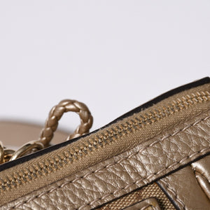 Very good condition GUCCI 2WAY shoulder handbag 232300 306631 GG canvas leather beige used 4a000206