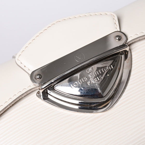 LOUIS VUITTON ルイヴィトン エピ ポシェット モンテーニュ ワンショルダーバッグ M5929J ホワイト シルバー金具 美品 中古 4a000921