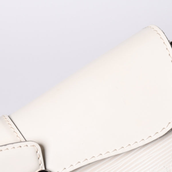 LOUIS VUITTON ルイヴィトン エピ ポシェット モンテーニュ ワンショルダーバッグ M5929J ホワイト シルバー金具 美品 中古 4a000921