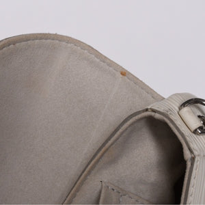 LOUIS VUITTON ルイヴィトン エピ ポシェット モンテーニュ ワンショルダーバッグ M5929J ホワイト シルバー金具 美品 中古 4a000921