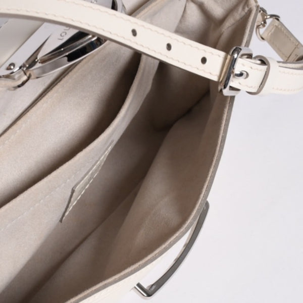 LOUIS VUITTON ルイヴィトン エピ ポシェット モンテーニュ ワンショルダーバッグ M5929J ホワイト シルバー金具 美品 中古 4a000921