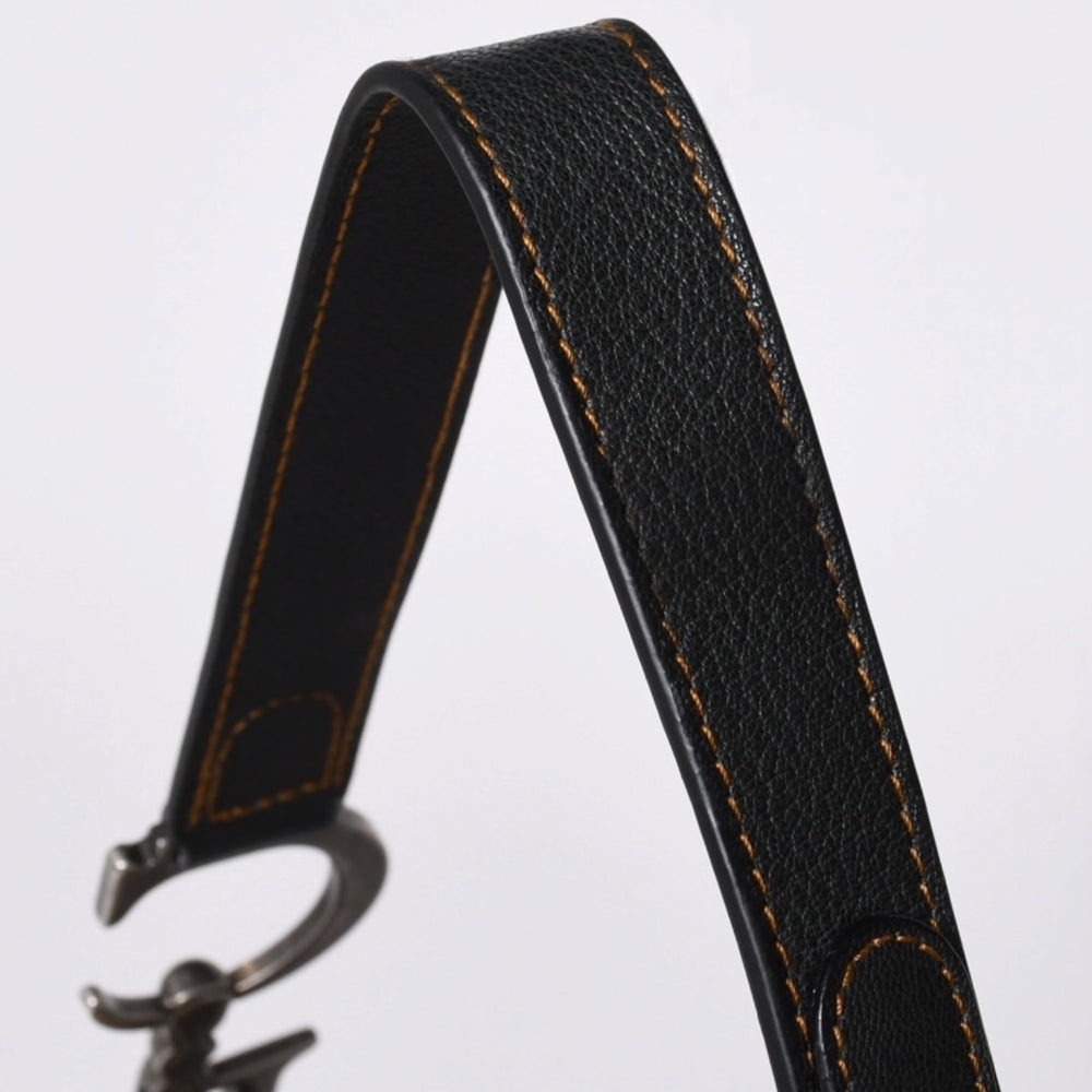 新品未使用 Christian Dior クリスチャンディオール サドルバック ワンショルダーバッグ 06-RU-0026 トロッター ガリアーノ期 中古 4a000410
