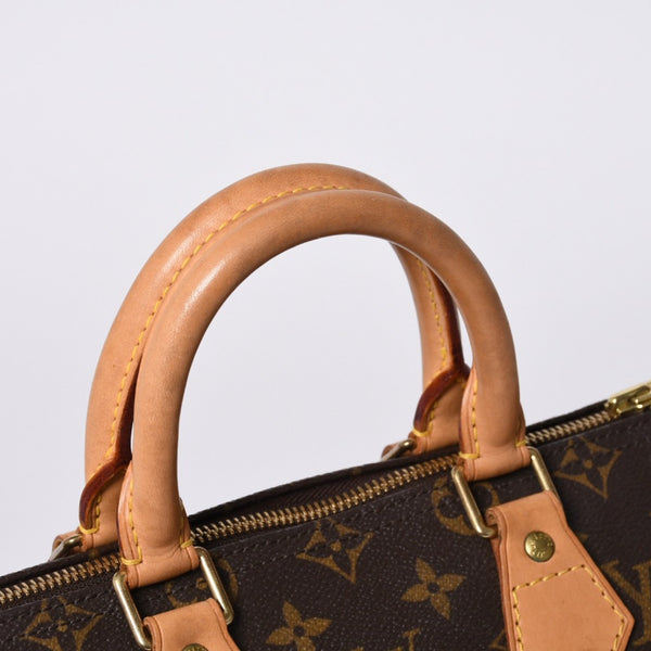 Very good condition LOUIS VUITTON Speedy 25 handbag M41528 Monogram PVC leather used 4a000590